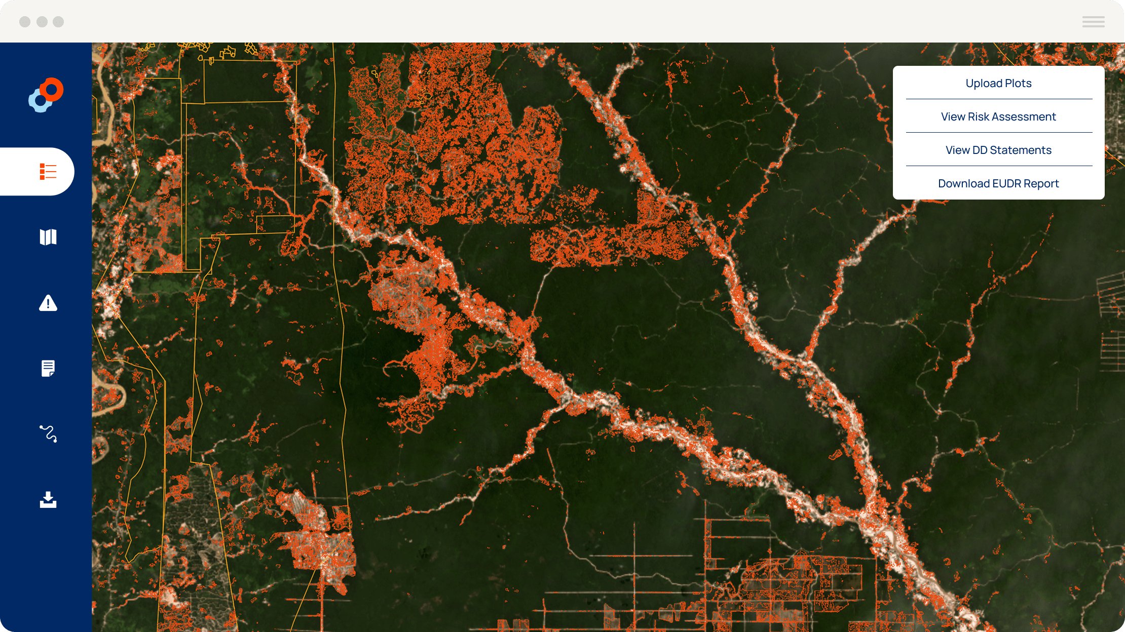 Forest Baseline Accuracy Satelligence App